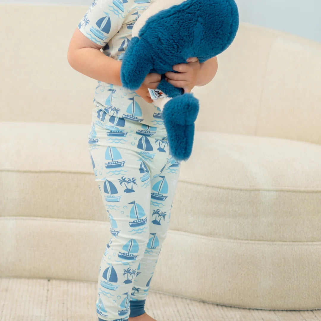 Sweet 𝓑𝓪𝓶𝓫𝓸𝓸 Sailboats Boys Pjs: 12-18M, 2, 3, 6