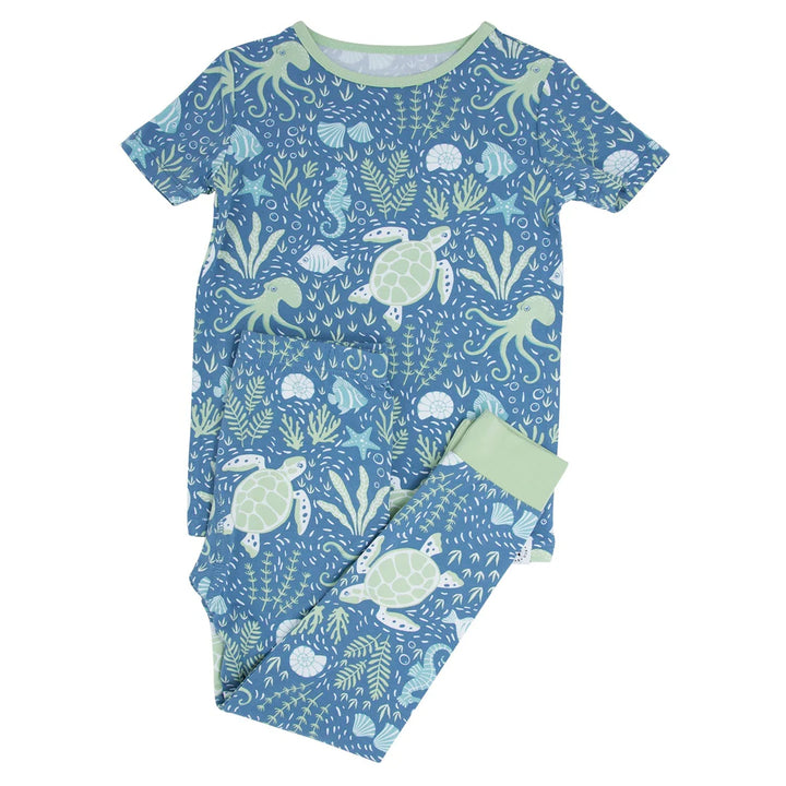 Sweet 𝓑𝓪𝓶𝓫𝓸𝓸 Under the Sea Boys Pj Set: 4