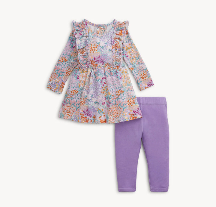 Arabella Ruffle L/S dress w/ leggings