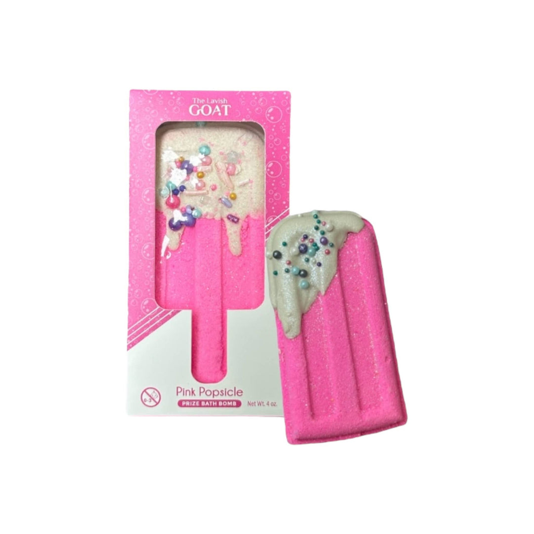 The Lavish Goat - Pink Popsicle Prize Inside Bath Bomb