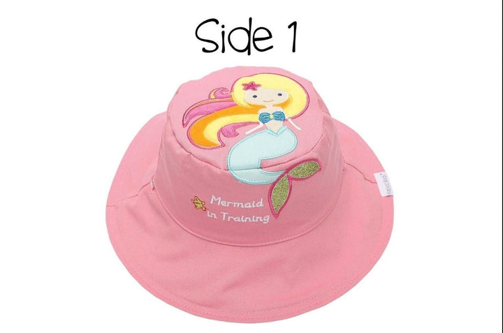 Flapjacks UPF50+ Sun Hat- Mermaid/Seahorse