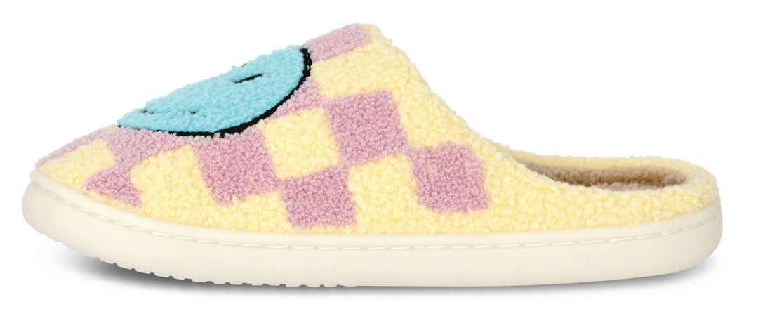 Iscream - Happy Check Slippers Medium (4-6)