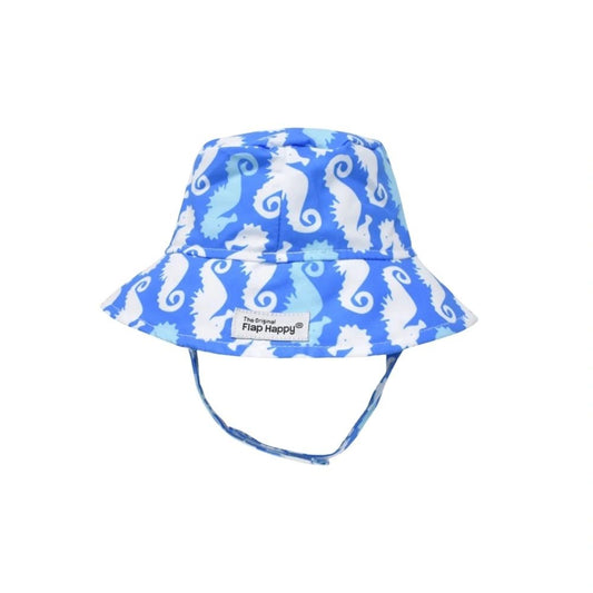 Blue Seahorse Boys Bucket Sunhat