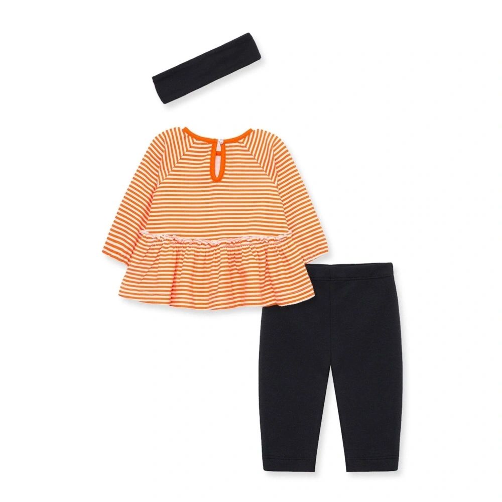 Little Pumpkin Tunic, Headband and Legging Set: 6M,9M