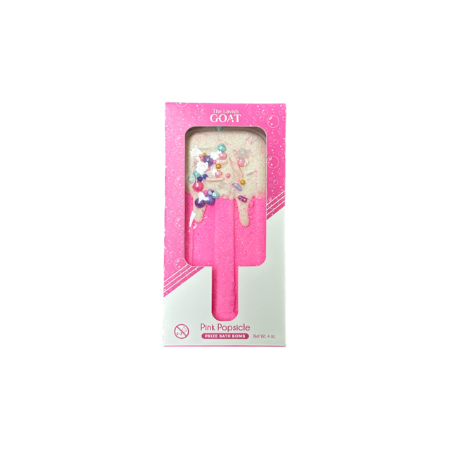 The Lavish Goat - Pink Popsicle Prize Inside Bath Bomb