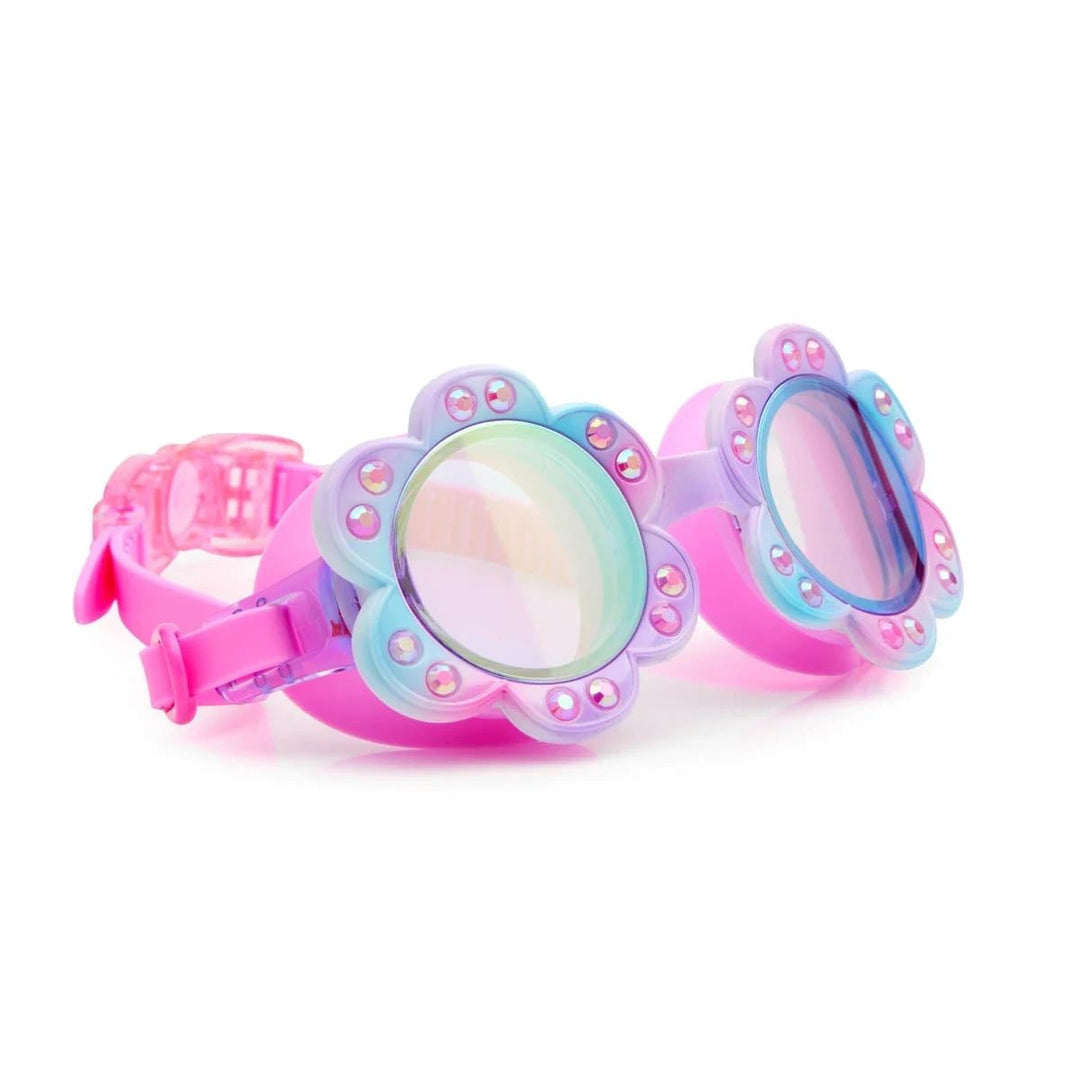 Bling20 Moonflower Gardenia Girls Swim Goggles - 5 years and Up