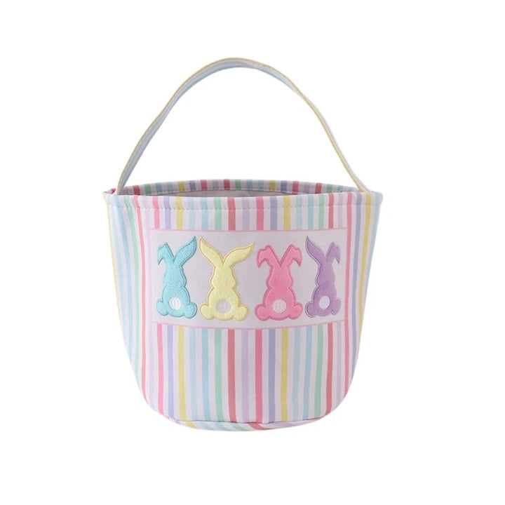 Fuzzy Bunny Kids Easter Basket