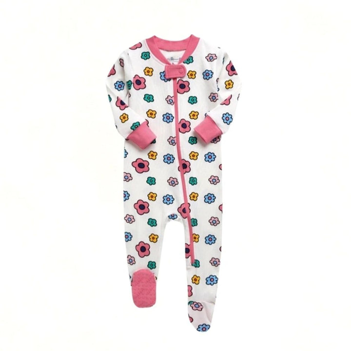 Candy Flower Infant Footie Sleepwear: 6-9M, 24M