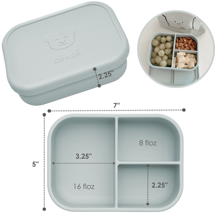 Silicone Bento Box (Blue)