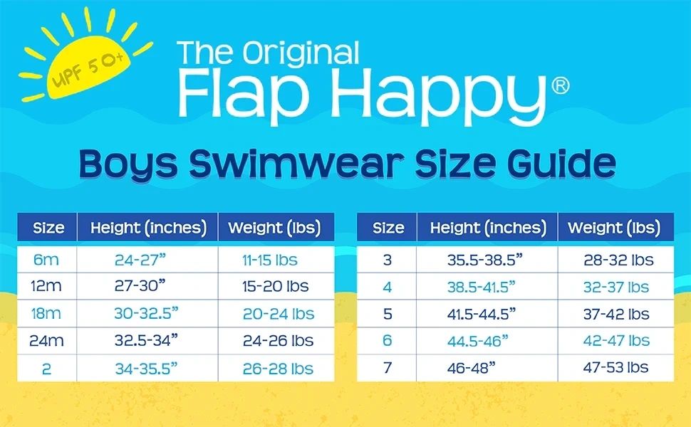 Flap Happy UPF 50+ Swim Trunks Sunday Sails: 6