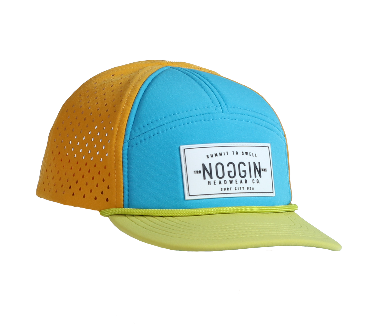 Water Friendly Trucker Hat - Theo Seven Panel: NO STRAP