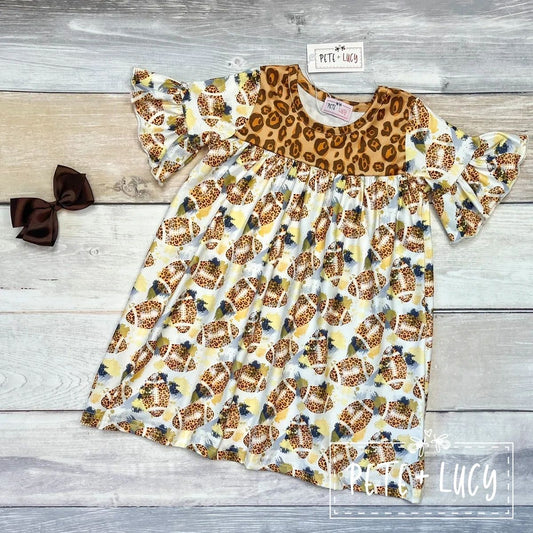 Pete and Lucy Football Safari Dress: 3T,5,7/8