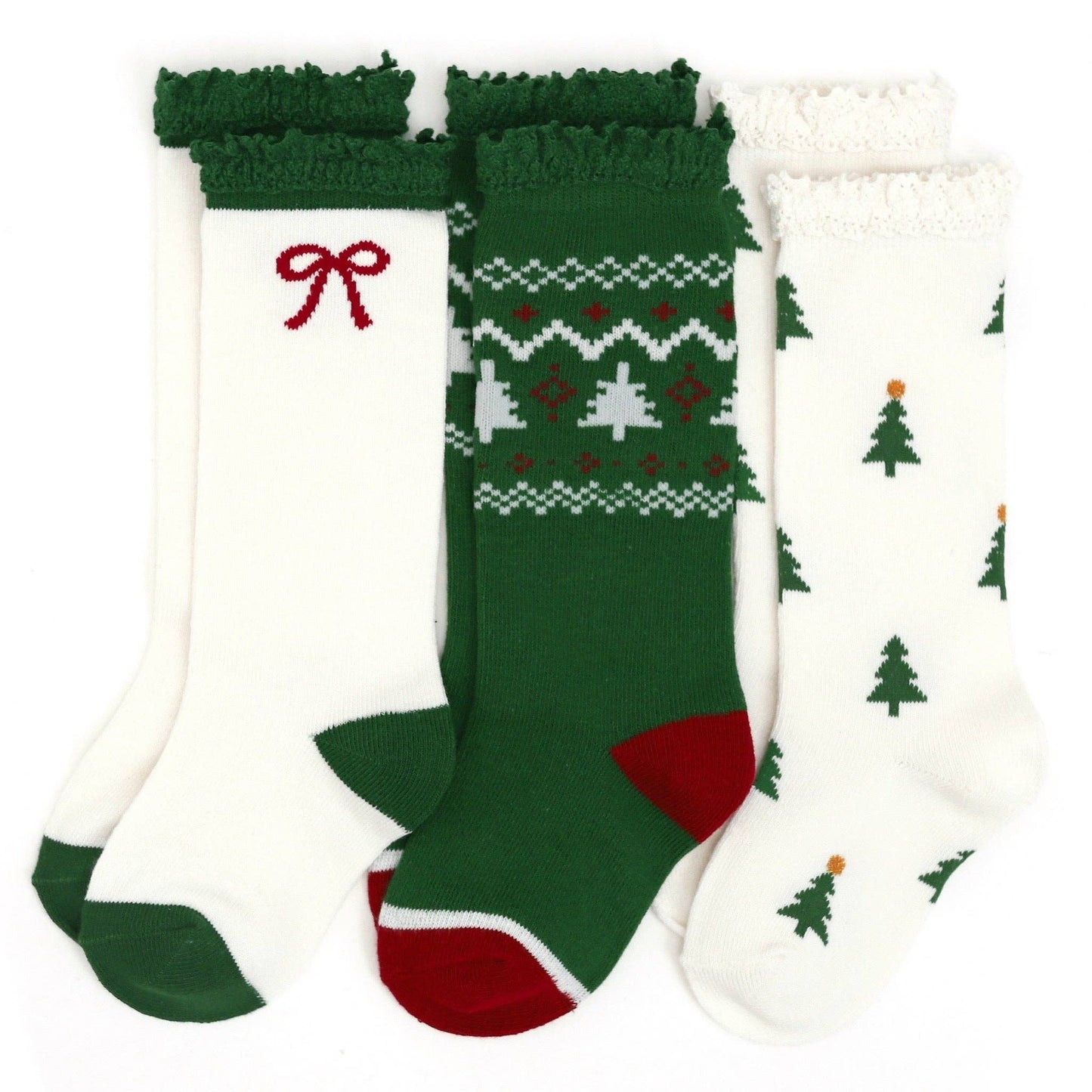 Little Stocking Co. - Tree Farm Knee High Socks 3-Pack