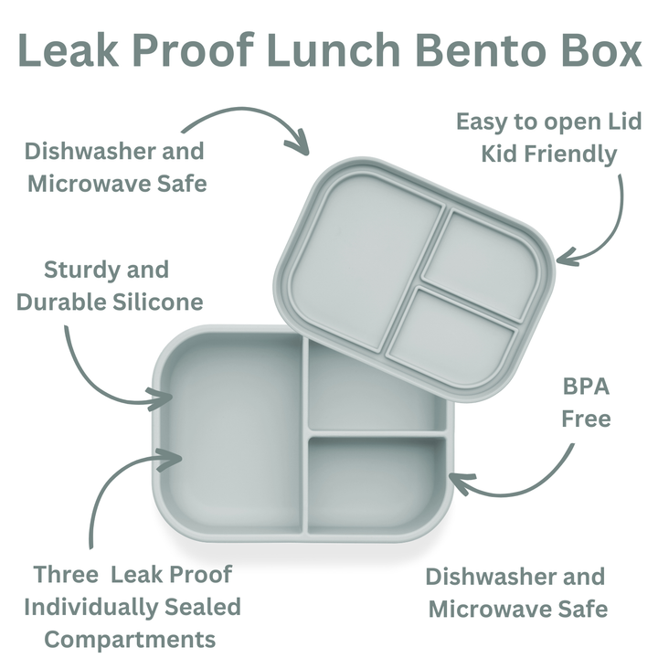 Silicone Bento Box (Blue)