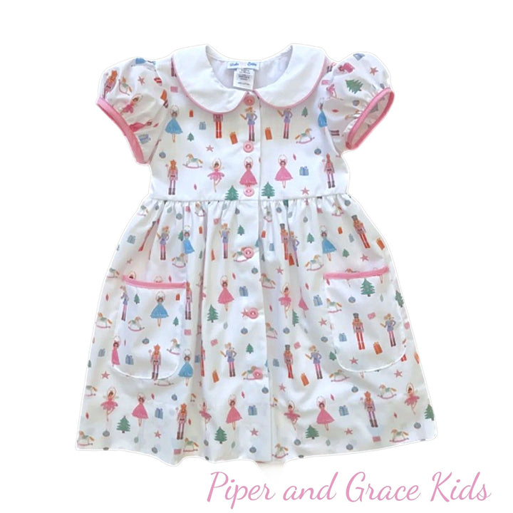 Lulu Bebe Nutcracker Ballet Dress with Pockets