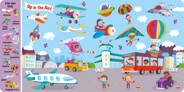 Kidsbooks Publishing - Search & Find: Things that Go (6-Button Sound Book)