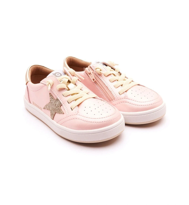 Oldsoles Girls PLATINUM RUNNER Star Tennis Shoes - GOLD/GLAM GOLD/WHITE GOLD SOLE