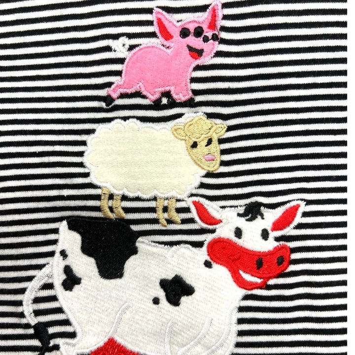 Farm Animal Hooded Romper 12-18M, 18-24M