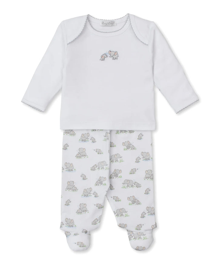 Elephant Esprit Infant Footed Pant Set