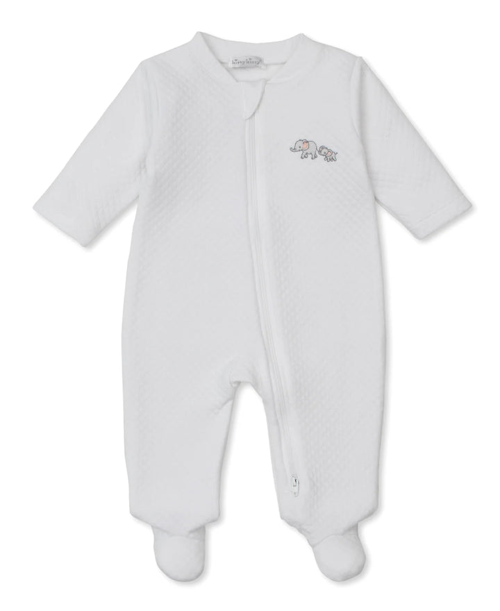 Elephant Esprit Jacquard Infant Footie w/ Zip