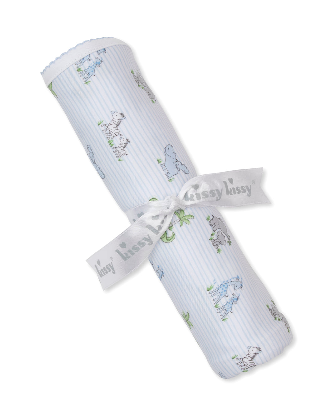 Safari Party Blue Blanket