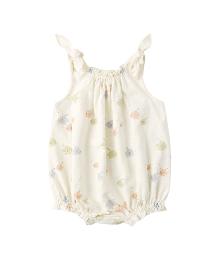 Shoulder Tie Bubble Angel Fish | Ivory