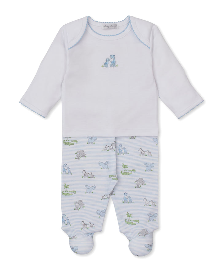 Safari Party Footed Pant Set Mix