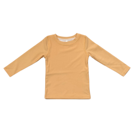 Boys Long Sleeve Rash Guard Swim Shirt | Desert Mist