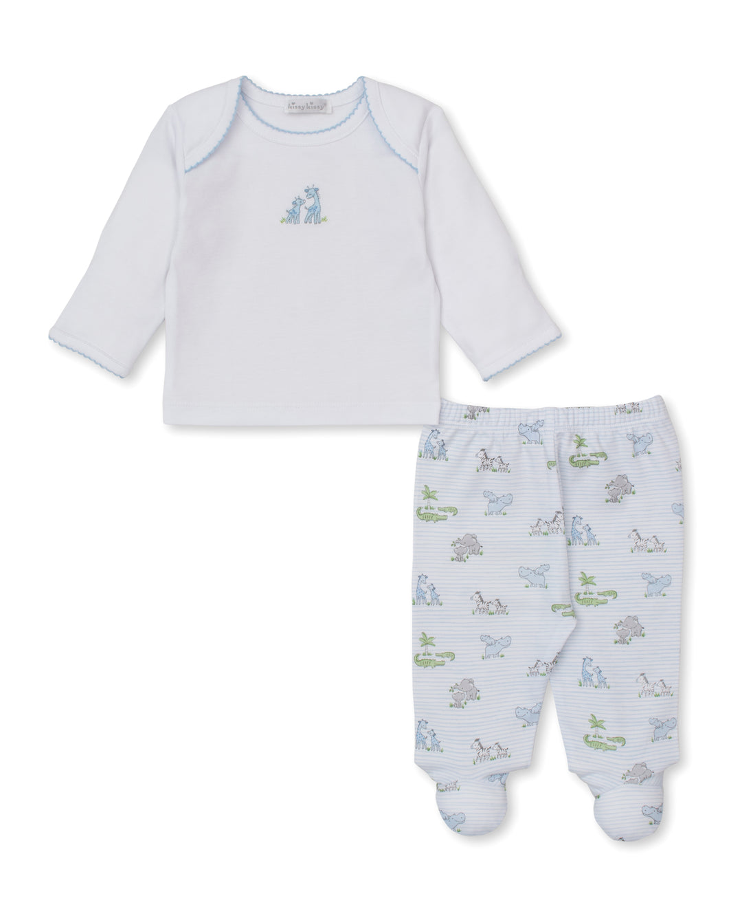 Safari Party Footed Pant Set Mix