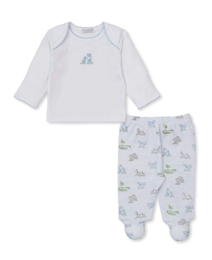 Safari Party Footed Pant Set Mix