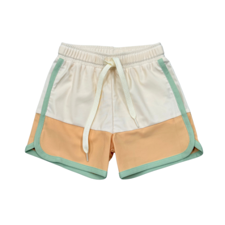 Boys Colorblock Swim Shorts | ECRU